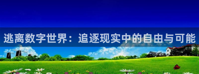 杏悦2平台代理：逃离数字世界：追逐现实中的自由与可能
